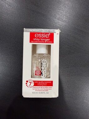 Essie Stay Longer Clear Top Coat - Clear